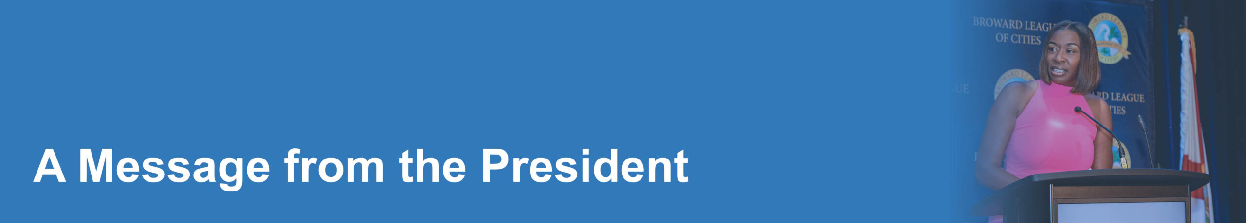 BLOC Message President header image